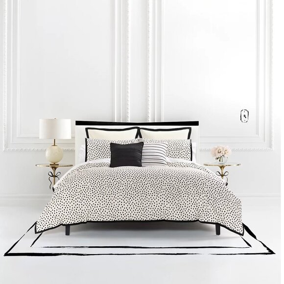 kate spade new york Flamingo Dot Bedding Collection King - Picture 1 of 1